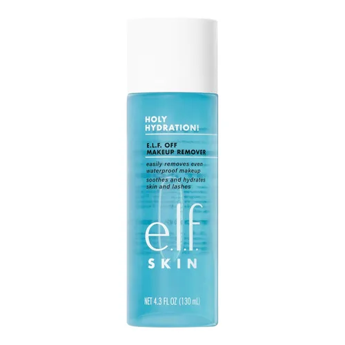e.l.f. SKIN Holy Hydration Off Desmaquillante, Desmaquillante Líquido Para Maquillaje de Ojos, Labios y Rostro, Fórmula Suave, Vegano y Libre de
