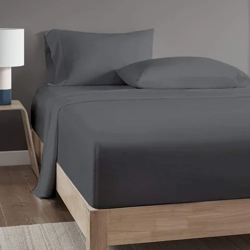 Vista 2 de Mattress-Homes Giza Sheets - Sábanas de algodón Giza de 600 hilos, tamaño individual, sábanas de algodón egipcio Giza, sábanas de algodón egipcio