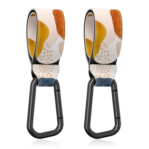 Vista 20 de Ganchos para cochecito de bebé para colgar bolsas, accesorios universales para cochecito, gancho para mamá para bolsa de pañales, carro de compras