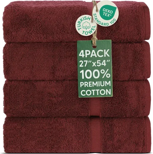 Vista 59 de Chakir Turkish Linens - Toallas turcas de 100% algodón, suaves y absorbentes (12 paños, color gris)