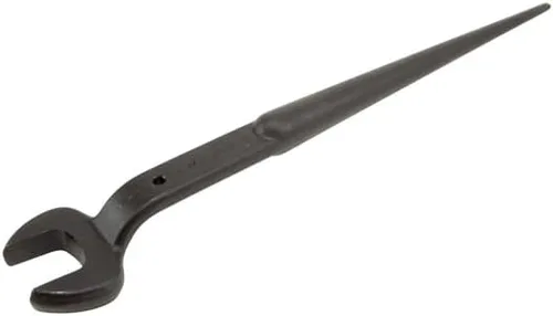 Vista 10 de KLEIN TOOLS 3213TT - Llave de construcción con agujero de sujeción, fabricada en Estados Unidos, apertura nominal de 1-7/16 pulgadas, perno de 7/8