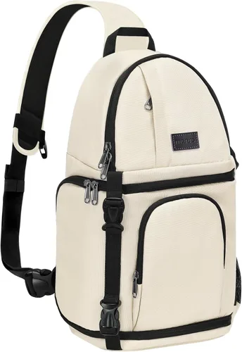 Vista 13 de MOSISO - Mochila para cámara con soporte para tripié e inserciones modulares extraíbles, mochila a prueba de golpes, impermeable