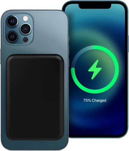 Vista 5 de Paquete de 2 fundas compatibles con la funda de batería Magsafe, ultrafina de poliuretano termoplástico a prueba de golpes, delgada, resistente a