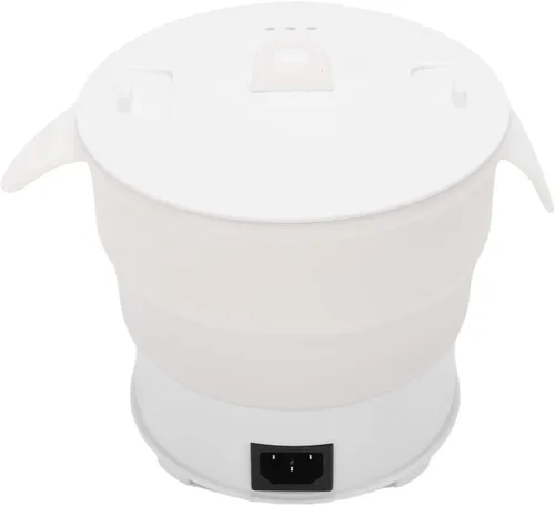 Vista 9 de Pssopp Cocina eléctrica plegable de ramen multifunción, fácil de plegar, ahorro de espacio, material de silicona, olla caliente de viaje
