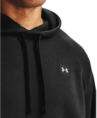 Vista 4 de Under Armour - Sudadera con capucha con logotipo grande de Armour Fleece