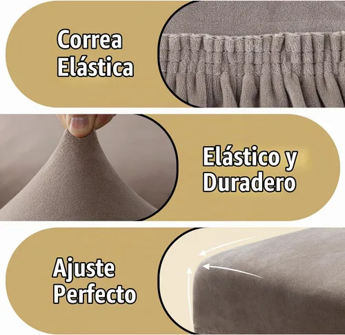 Vista 8 de H.VERSAILTEX - Fundas de terciopelo para sillas de comedor, juego de 2 fundas elásticas para sillas de comedor, fundas protectoras para sillas