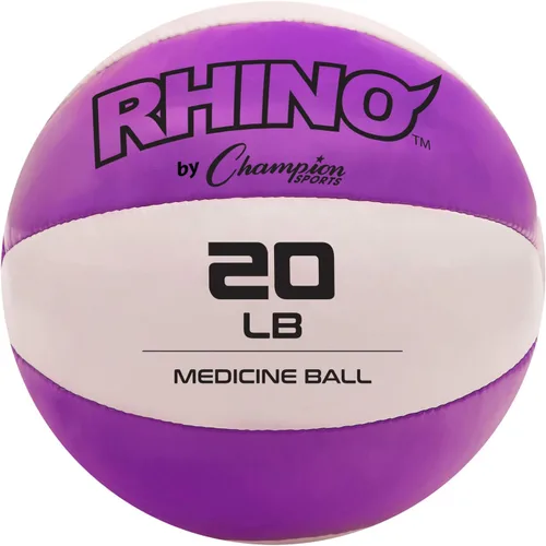 Vista 8 de Champion Sports Leather Medicine Balls – Durable Weighted Balls for Strength, Core & Conditioning Training