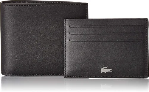 Vista 6 de Lacoste Mens Fitzgerald Leather Waller and Card Holder Set