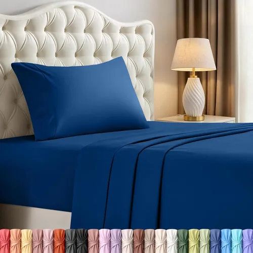 Vista 176 de Utopia Bedding - Juego de sábanas de microfibra cepillada, resistente al encogimiento y a la decoloración, de fácil cuidado, 3 piezas, tamaño Beige