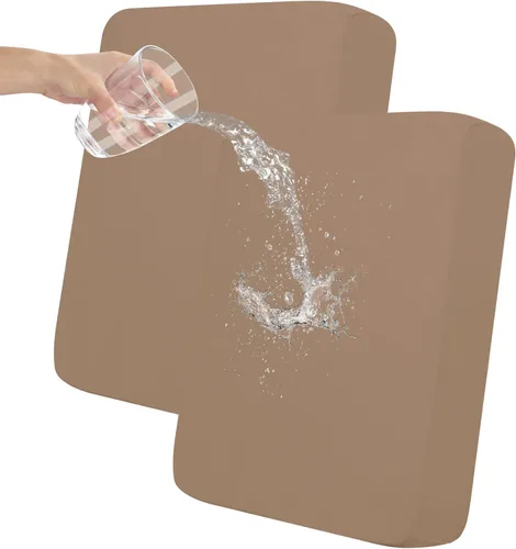 Vista 57 de Easy-Going Funda de cojín 100% impermeable para asiento de sofá, funda de cojín elástica de muebles, para niños, mascotas, cojín de sofá biplaza