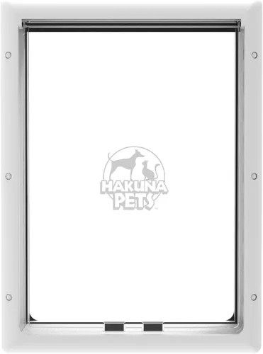 Vista 12 de Hakuna Pets Puerta esencial para mascotas, grande, color negro