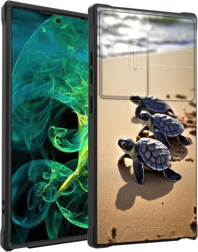 Vista 197 de Funda para Galaxy A36 5G/A56 5G con cubierta de cámara deslizante, resistente de doble capa híbrida a prueba de golpes, funda protectora resistente