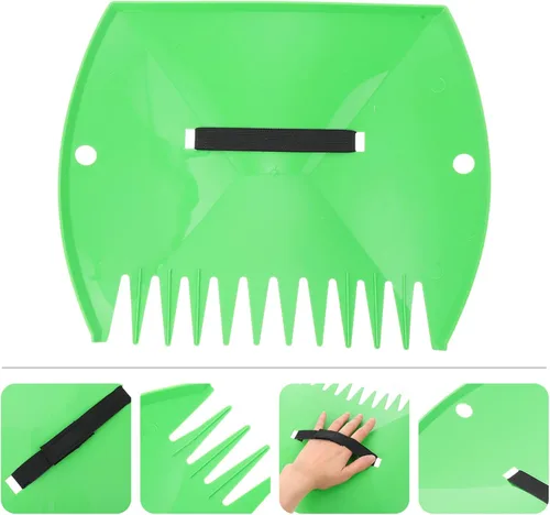 Vista 9 de Garden Yard Leaf Scoops Plastic Lawn Rastrillos Hojas Agarrador para Colector Up