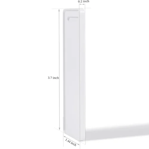 Vista 7 de Soporte de pared ultra delgado para interruptor regulador de luz Philips Hue Dimmer Remote V1, UHOLDZU soporte de control remoto de aluminio