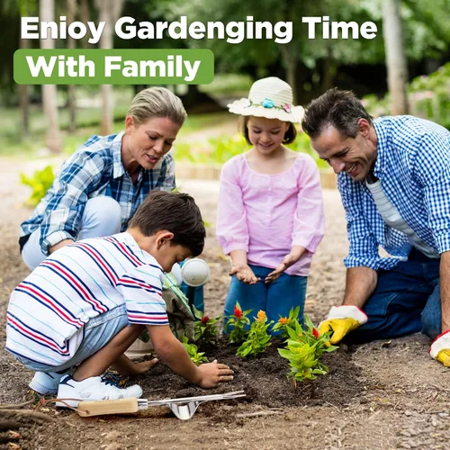 Vista 7 de WORKPRO Herramienta extractora de malezas, base de palanca de metal y horquillas en forma de V para una fácil eliminación de malezas y excavación