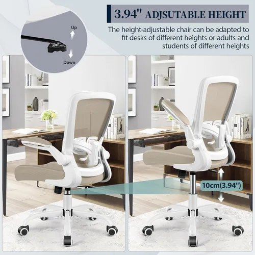 Vista 13 de FelixKing Silla de oficina, silla de escritorio ergonómica con altura ajustable y soporte lumbar, sillas giratorias, silla de computadora