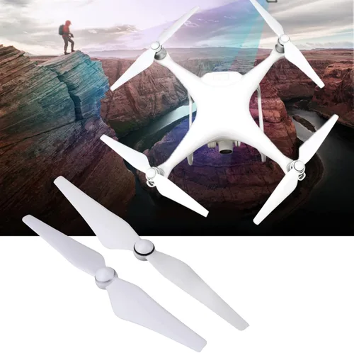 Vista 8 de VBESTLIFE Hélices Quadcopter para 4/4 Pro - 2 pares de piezas de repuesto 9450S hechas de plástico - Blanco