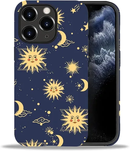 Vista 51 de DAIZAG Funda compatible con iPhone 11 Pro Max, hermosa carcasa rígida híbrida de plástico TPU con diseño de pájaro colorido + funda protectora