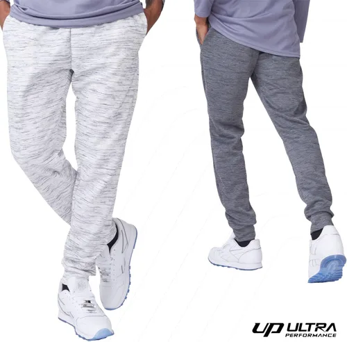 Vista 3 de Ultra Performance 3 Pack Mens Joggers Mens Athletic Sweatpants with Pockets for Men, Small - 3X