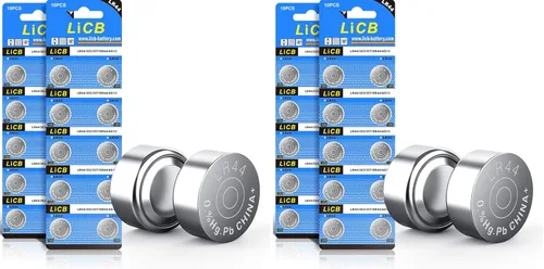 Vista 8 de LiCB LR44 AG13 357 303 SR44 pilas de botón de 1.5 V