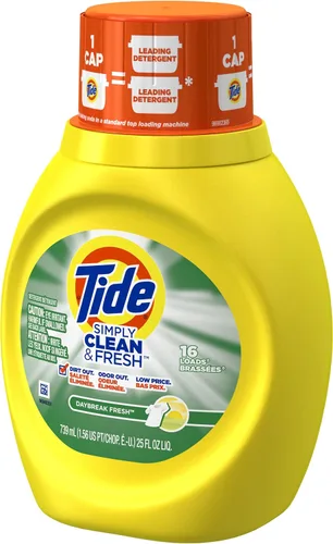 Vista 2 de Tide Hec Simply Clean and Fresh Daybreak - Detergente líquido para ropa, 25 onzas