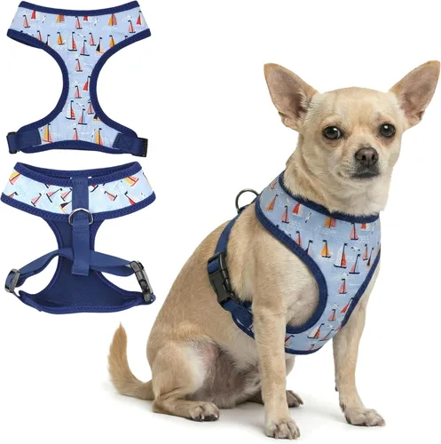 Vista 35 de Arnés para perro Parisian Pet - Arnés de libertad ajustable - Chaleco para perro de camuflaje verde - Arnés para perro de 100% tela de malla