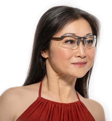 Vista 4 de VITENZI Gafas de seguridad bifocales con lectores envolventes para deporte, aumento de seguridad, protección de lectura, Monza