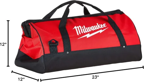 Vista 3 de Milwaukee 902033036 Bolsa de herramientas de lona con correa de 23 x 12 x 12 pulgadas