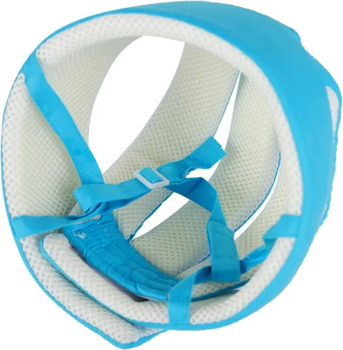 Vista 4 de Protector de cabeza de bebé para caminar, de algodón, sin golpes, protección para la cabeza para gatear, caminar, anticolisión, parachoques