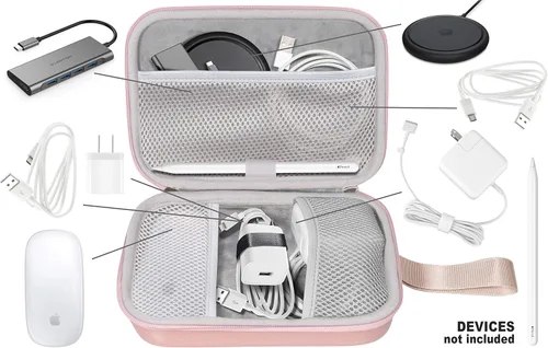 Vista 3 de CaseSack, accesorios para MacBook todo en uno, para adaptador de corriente MagSafe 2, cargador MagSafe, Magic Mouse 2/1, paquete de batería MagSafe