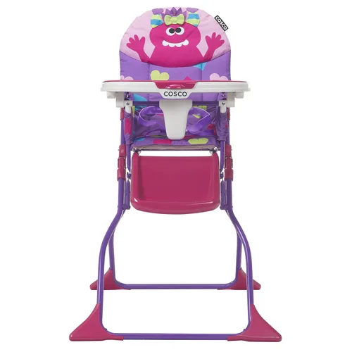 Vista 2 de Cosco Simple Fold - Silla alta de lujo, Monster Shelley y silla alta plegable simple, rompecabezas de elefante
