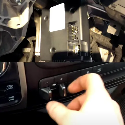 Vista 4 de Dasbecan Controlador de freno de remolque electrónico integrado compatible con Dodge Ram 1500 2500 3500 4500 5500 2016-2018, Ram 1500 Classic