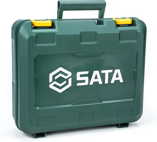 Vista 10 de SATA Kit de iones de litio de 18 voltios y 1/4 de pulgada, destornillador de impacto hexagonal sin escobillas, baterías de 2 amperios por hora