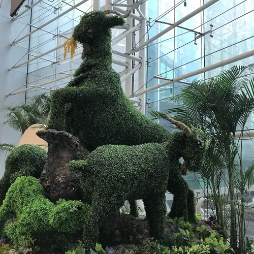 Vista 5 de Paneles de setos topiarios artificiales de boj 12P, plantas de seto para patio al aire libre, plantas de pared con protección UV, 20 x 20 pulgadas/P