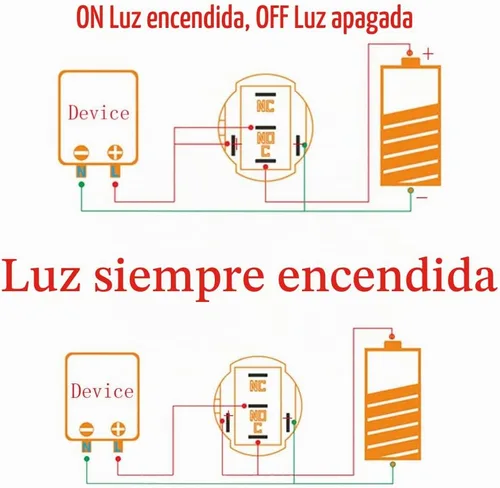 Vista 7 de ESUPPORT - Interruptor de metal para faros delanteros de coche de 12 V Vehículo LED luz comienzo interruptor enchufe enchufe alambre 0.748 in 5A