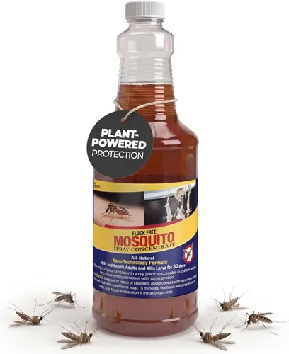Vista 11 de Concentrado natural de control de mosquitos – Repele mosquitos, garrapatas, pulgas, moscas, mosquitos y niguas – Hace 128 galones