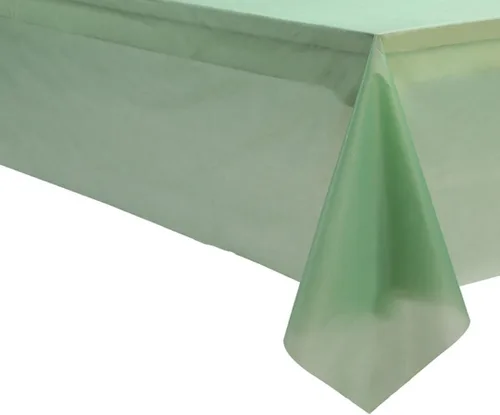 Vista 16 de 2 Empaques Mantel de Plástico Negro, 54 pulgadas x 108 pulgadas Cubierta de Mesa Rectangular Desechable para Fiestas, Adecuado para Cumpleaños