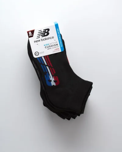 Vista 2 de New Balance Calcetines para niño - Calcetines acolchados de rendimiento (8 unidades)