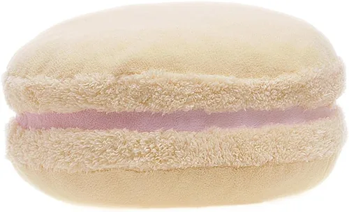 Vista 14 de Almohada decorativa redonda de plush con forma de macarrón ChezMax, de 14.5 pulgadas