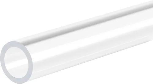 Vista 26 de MECCANIXITY Tubo de plástico rígido redondo transparente de acrílico 2 mm ID 4 mm OD 305 mm (12 ") para lámparas y linternas, sistema