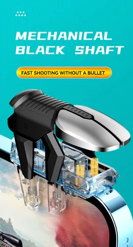 Vista 5 de 2022 New Model Seven Trees Mobile Game Controller for PUBGForniteKnives OutRules of SurvivalCall of Duty Gamepad Trigger Aim Button L1R1 L2 R2