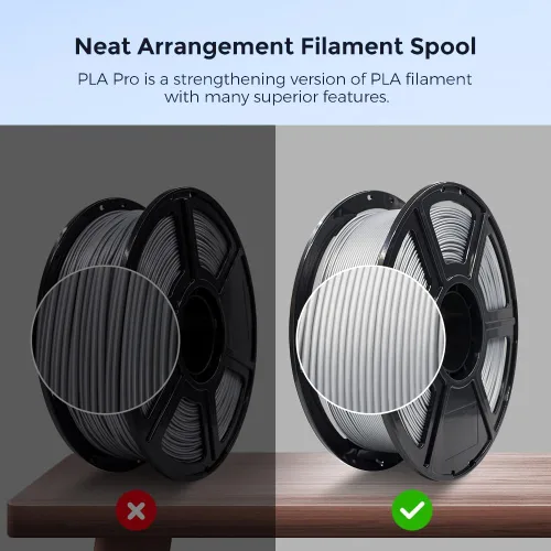 Vista 4 de FLASHFORGE Filamento para impresora 3D, filamento PLA PRO 1.75mm, carrete de 1 KG (2.2 libras), precisión dimensional de +/- 0.02mm para impresoras