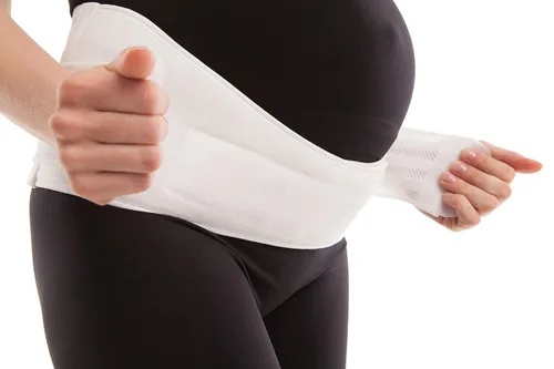 Vista 6 de GABRIALLA Cinturón de apoyo de maternidad con forro de algodón transpirable ayuda a prevenir estrías y aliviar el dolor de espalda baja la mejor