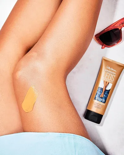 Vista 7 de Sally Hansen Airbrush Legs, Loción de Maquillaje para Piernas, Tono Profundo, 4 Oz, Paquete de 2