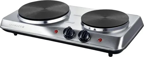Vista 9 de OVENTE Encimera eléctrica de un solo quemador, placa de cocina de 1000 W con placa caliente de hierro fundido de 7.25 pulgadas, control