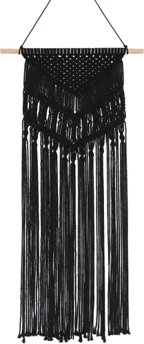 Vista 7 de RLoncomix Macramé para colgar en la pared, arte bohemio, tejido a mano, borla geométrica, elegante, hogar, apartamento, dormitorio, habitación