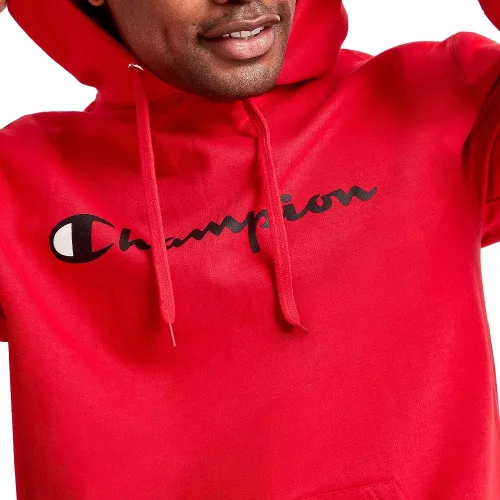 Vista 4 de Champion - Sudadera con capucha Powerblend para hombre, forro de vellón y peso medio