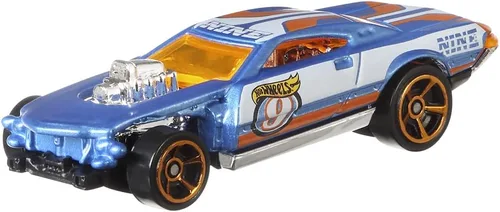Vista 4 de Hot Wheels Speedway Hauler Vehículo - Semi-camión con coche ~ Remolque desmontable