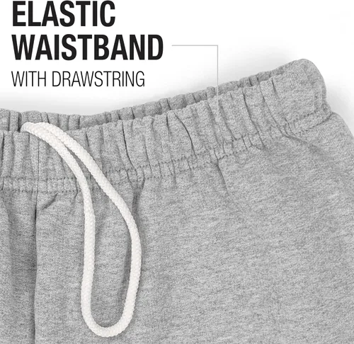 Vista 4 de LOGOVISION Pantalones deportivos, jogger para hombre con logotipo primario colegial, colección Heather atlética