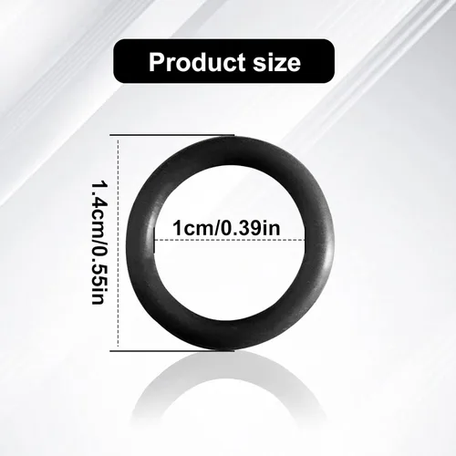 Vista 2 de 50 juntas tóricas de tapón de drenaje de aceite, anillo de junta tórica de goma de nitrilo, juntas tóricas de tapón de drenaje de motocicleta